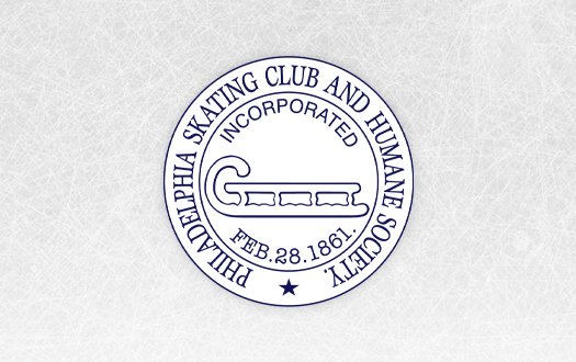 Original logo for the Philadelphia Skating Club and Humane Society