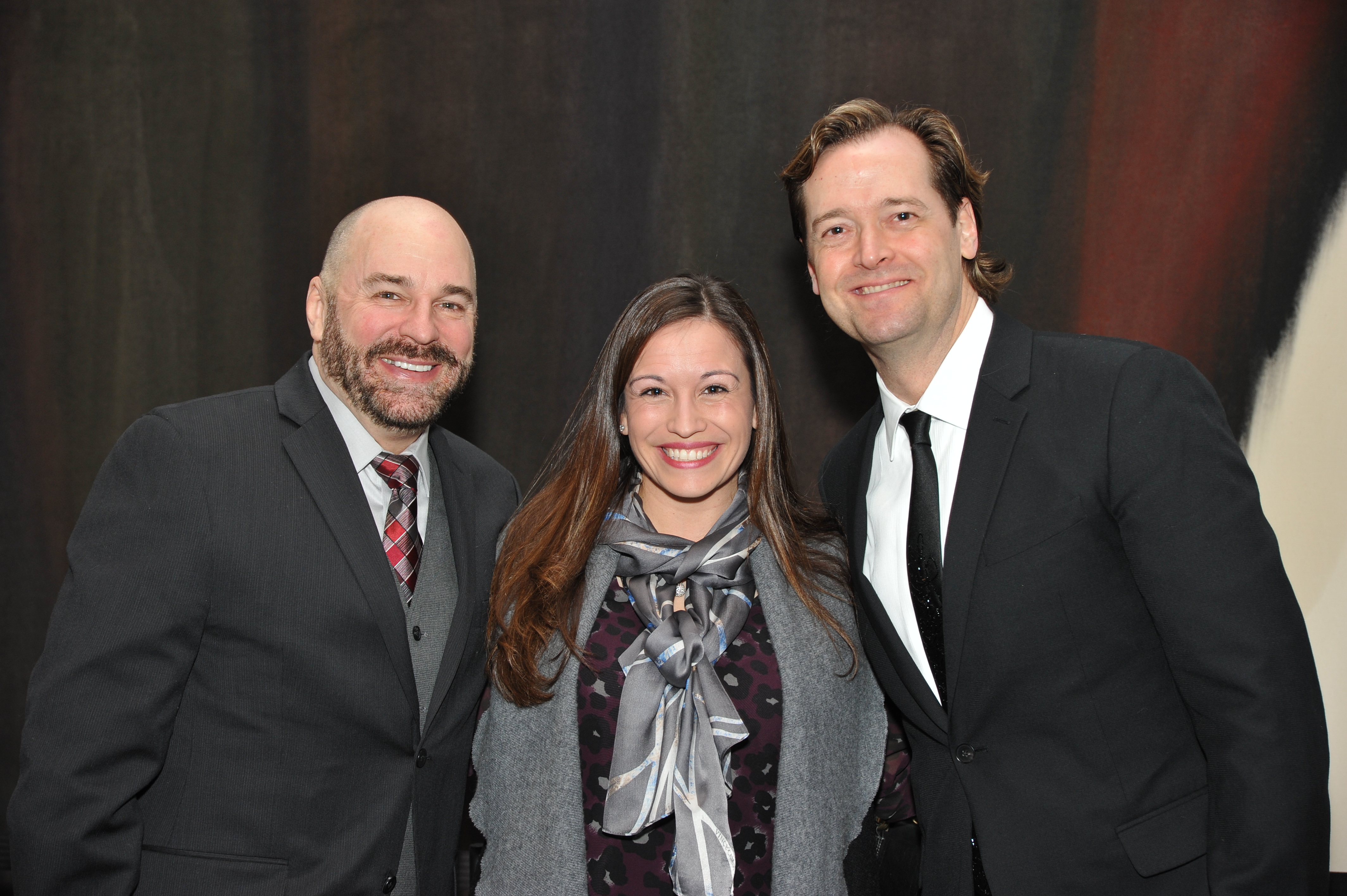 Shawn Rettstat and two judging colleagues.