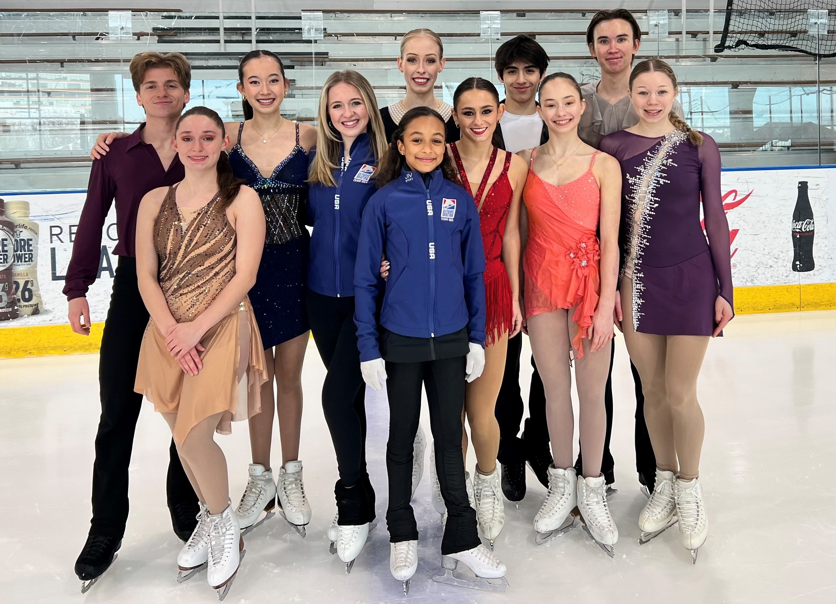 Several of The Skating Club of New York's top competitive skaters took part in World Ice Skating Day.