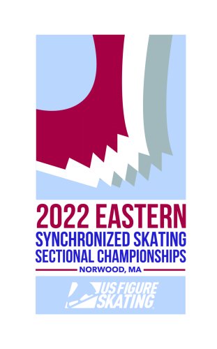 Logo for the 2022 Eastern Synchro Sectionals